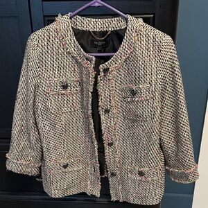 Talbots Multicolor Tweed Blazer